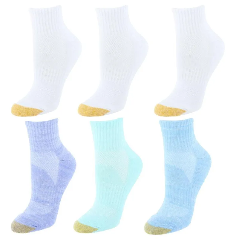 Gold Toe Women's Half Cushion Quarter Socks (6 Pair) made by Gold Toe