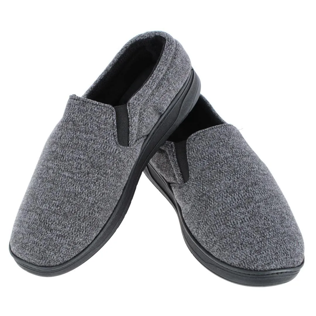 Isotoner Men's Heathered Knit Twin Gore Slipper sold by Belt Outlet product image thumbnail 2