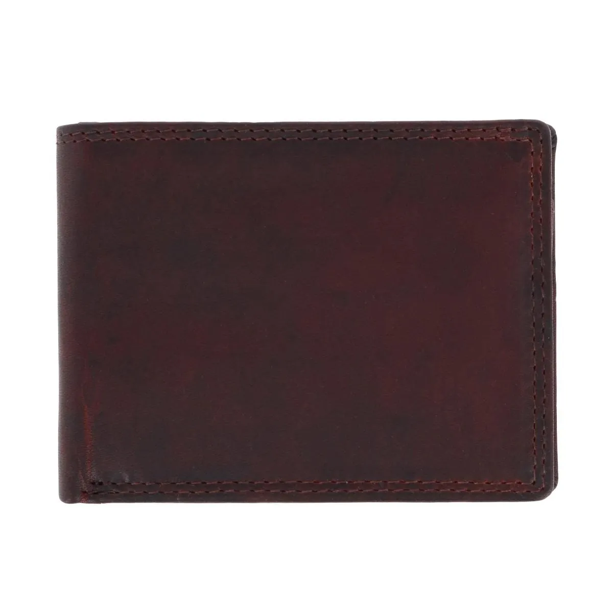 CTM® Men's RFID Vintage Leather Bifold Wallet with ID Flap sold by Belt Outlet product image thumbnail 2