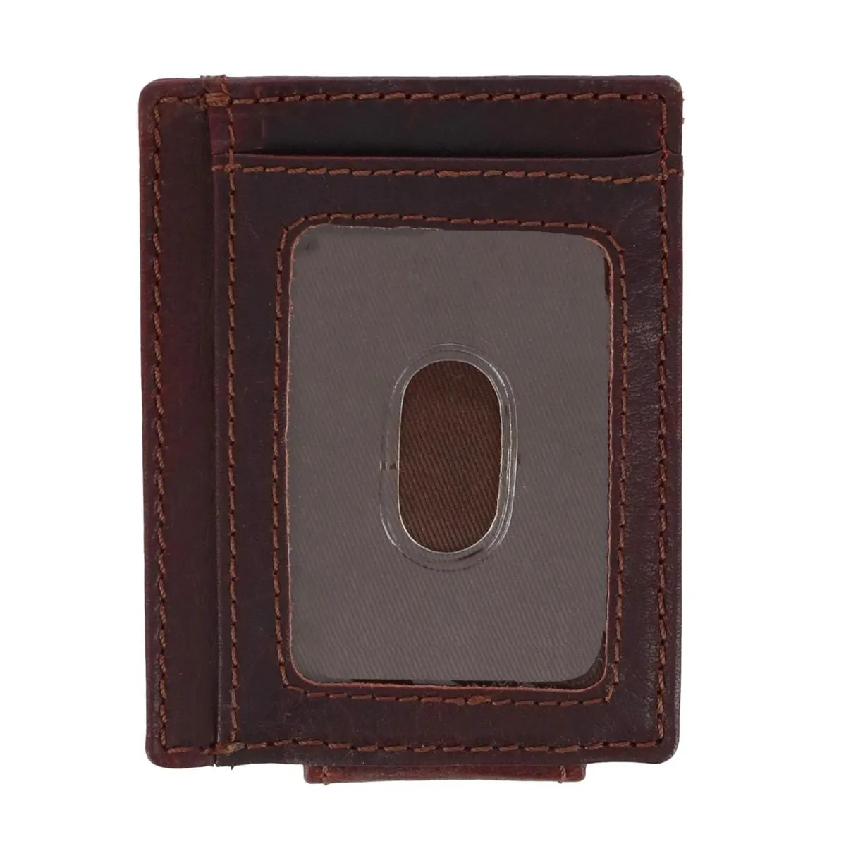 CTM® Men's Leather Front Pocket Money Clip sold by Belt Outlet product image thumbnail 4