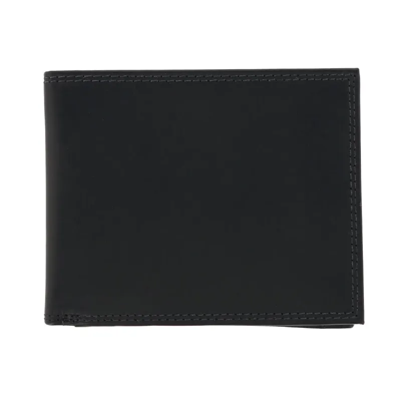 CTM® Men's Pull Up Leather Bifold Wallet with Coin Pocket sold by Belt Outlet