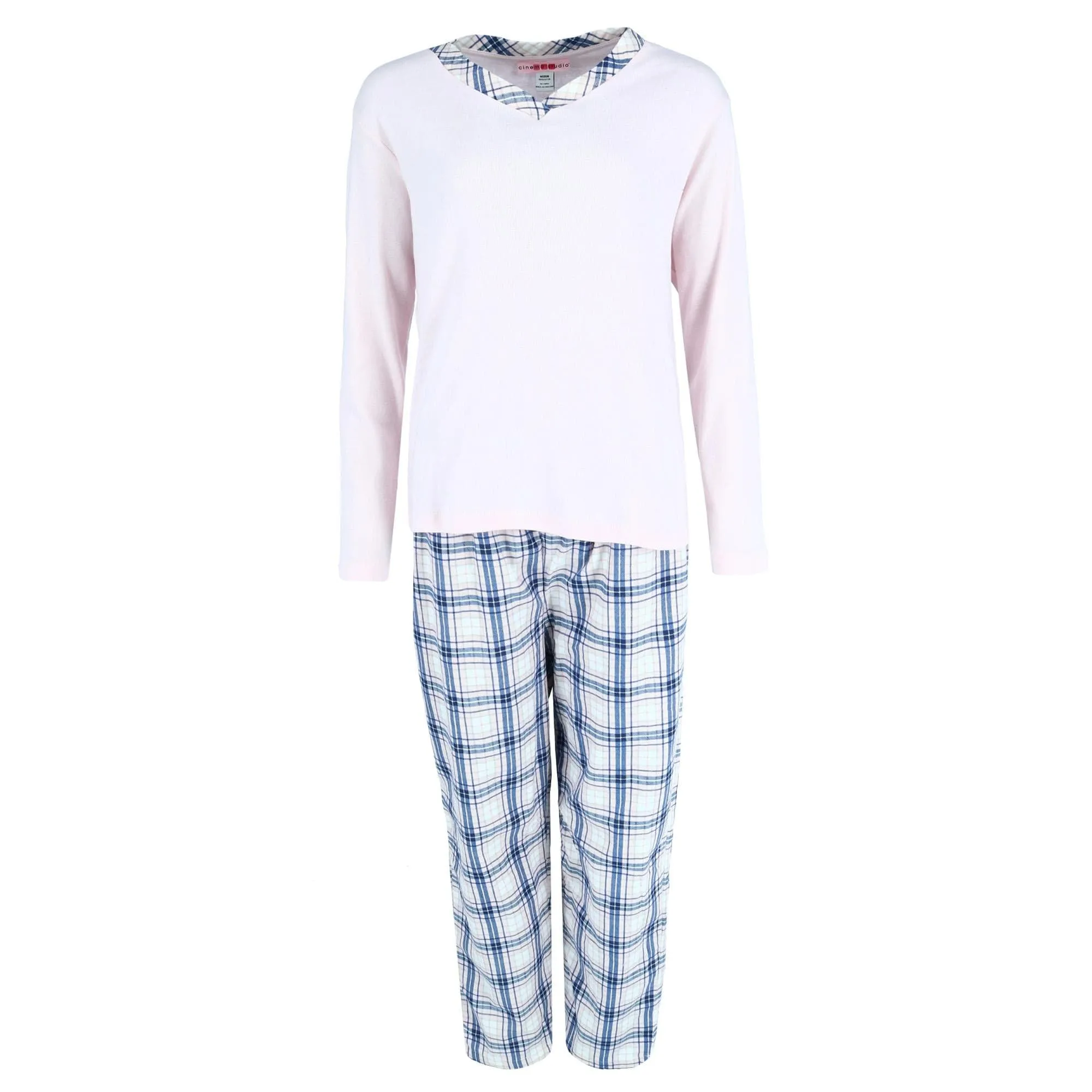 Cinema Studio Women's Long Flannel Pajama Set sold by Belt Outlet product image thumbnail 3