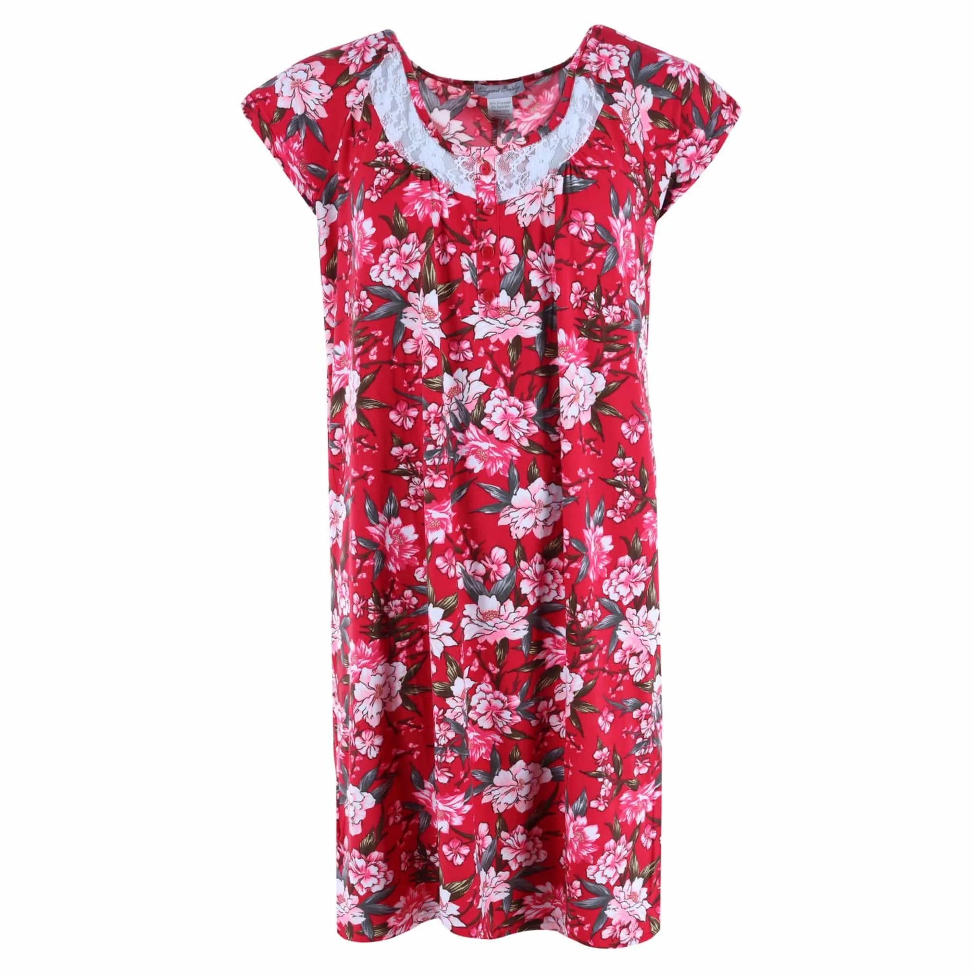 Elegant Emily Women's Burgundy Floral Gown sold by Belt Outlet product image thumbnail 3