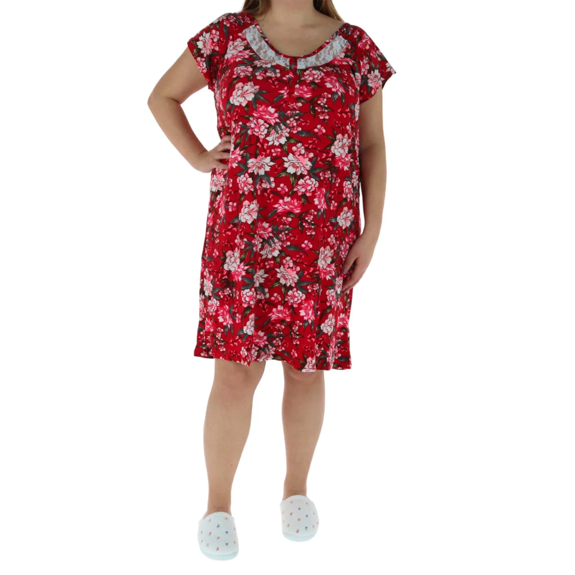 Elegant Emily Women's Burgundy Floral Gown sold by Belt Outlet product image thumbnail 4