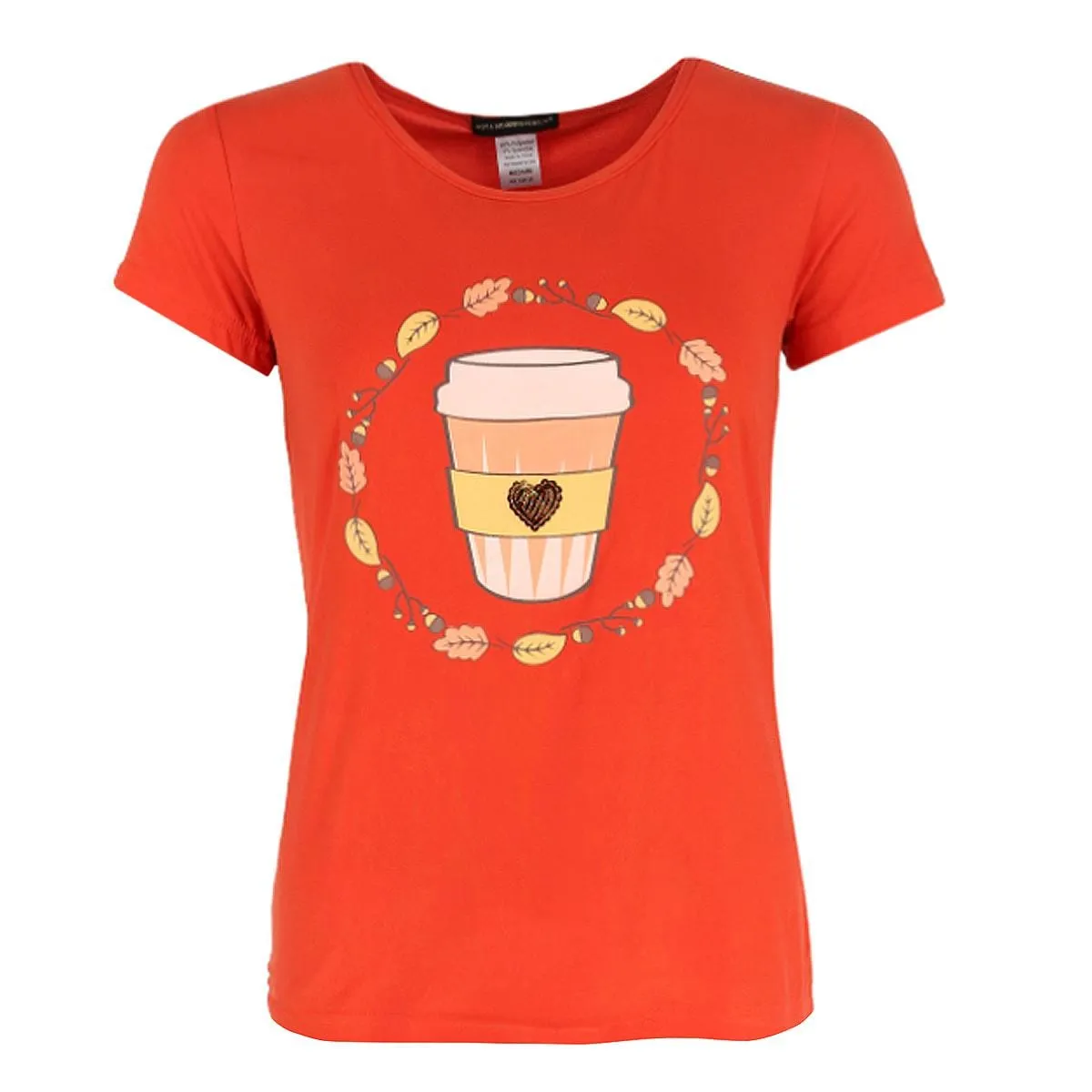 Not a Morning Person Women's Plus Size Pumpkin Spice Short Sleeve PJ Set sold by Belt Outlet product image thumbnail 4