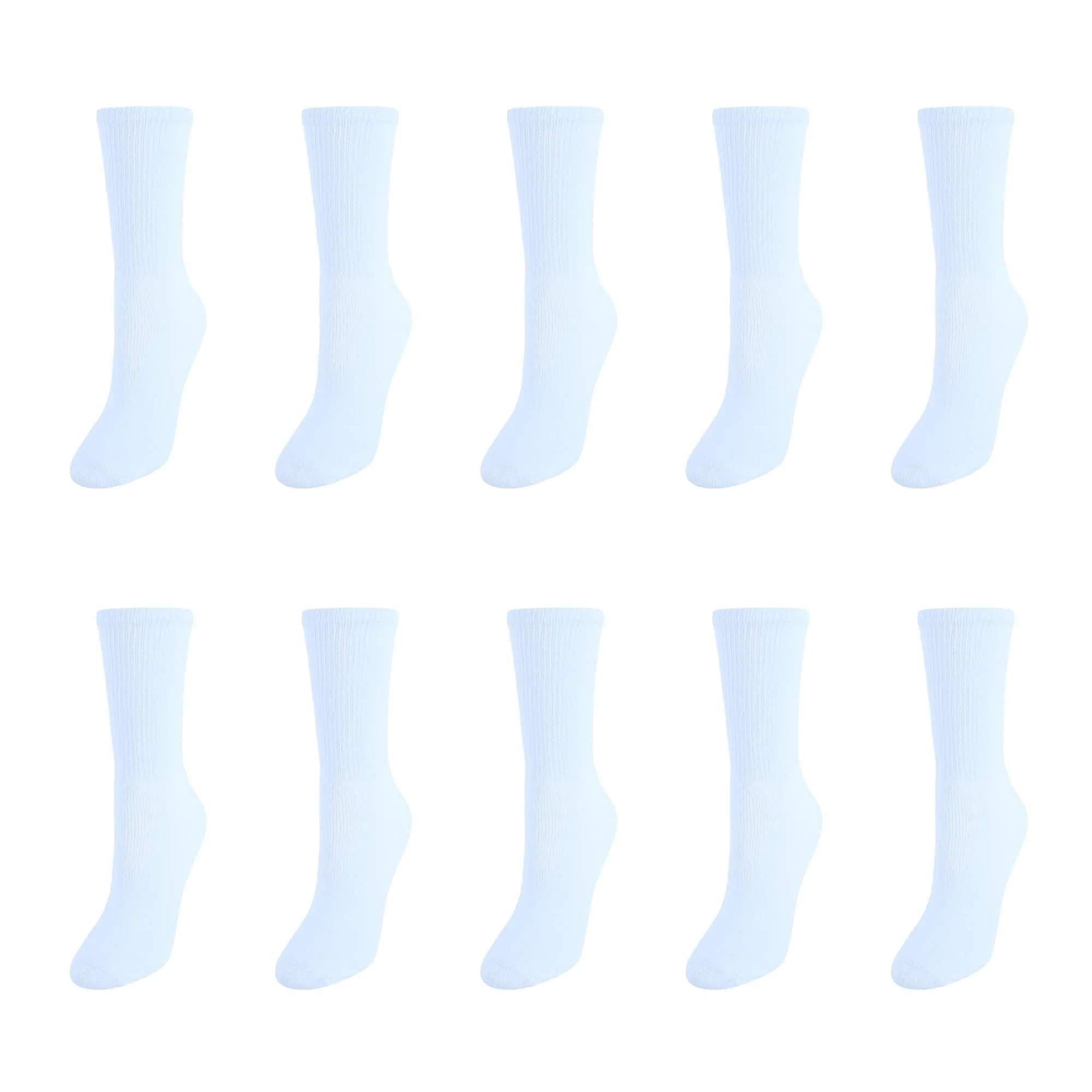 Sock Trends Women's Fully Cushioned Comfort Crew Socks (10 Pair Pack) sold by Belt Outlet product image thumbnail 4