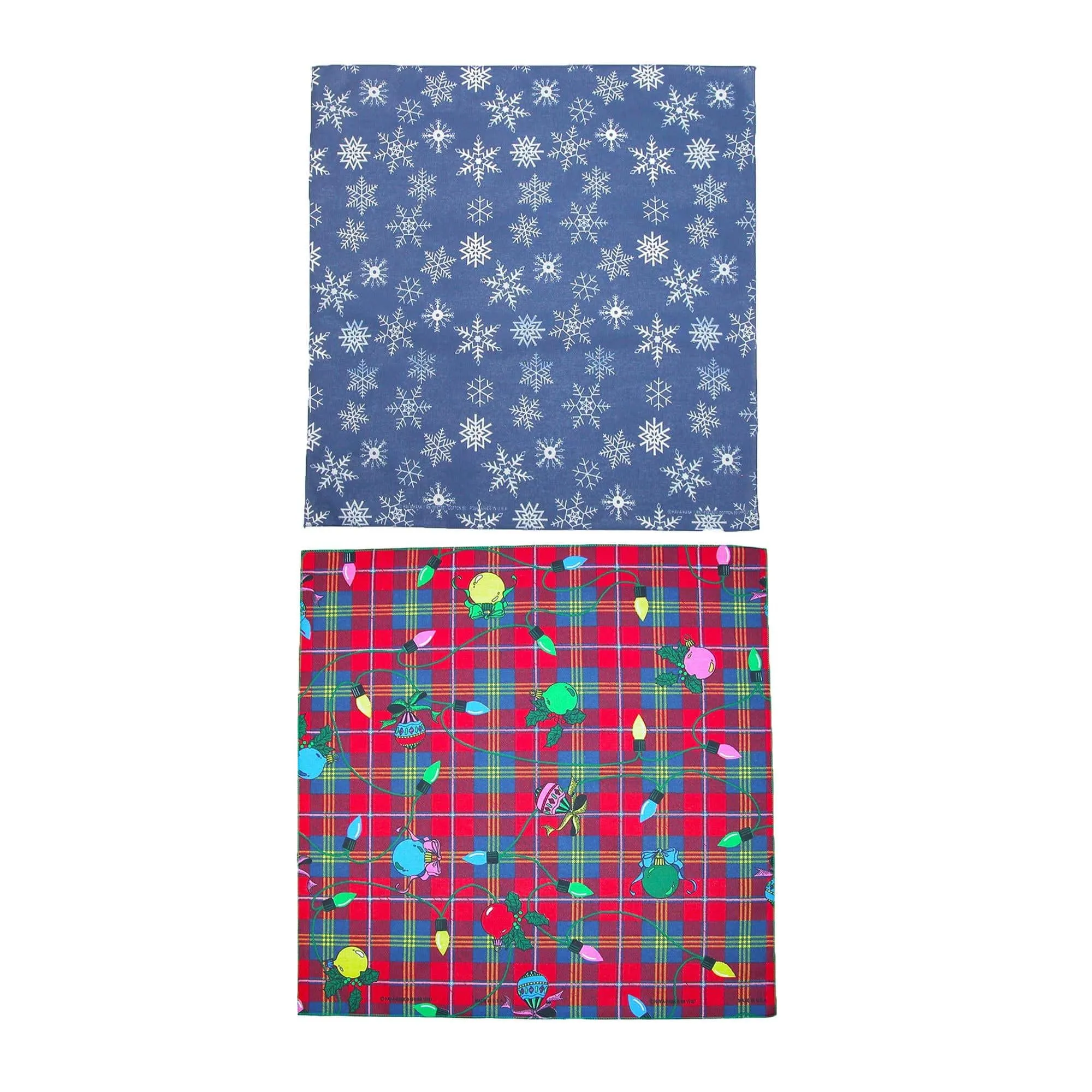 CTM® Christmas Holiday Bandana Set (Pack of 4) sold by Belt Outlet product image thumbnail 5