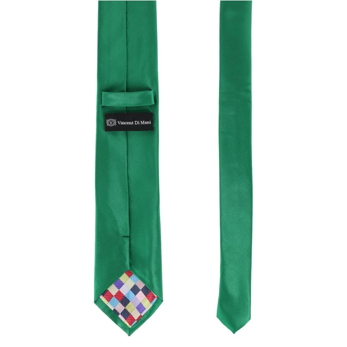 CTM® Men's Classic Solid Tie sold by Belt Outlet product image thumbnail 4