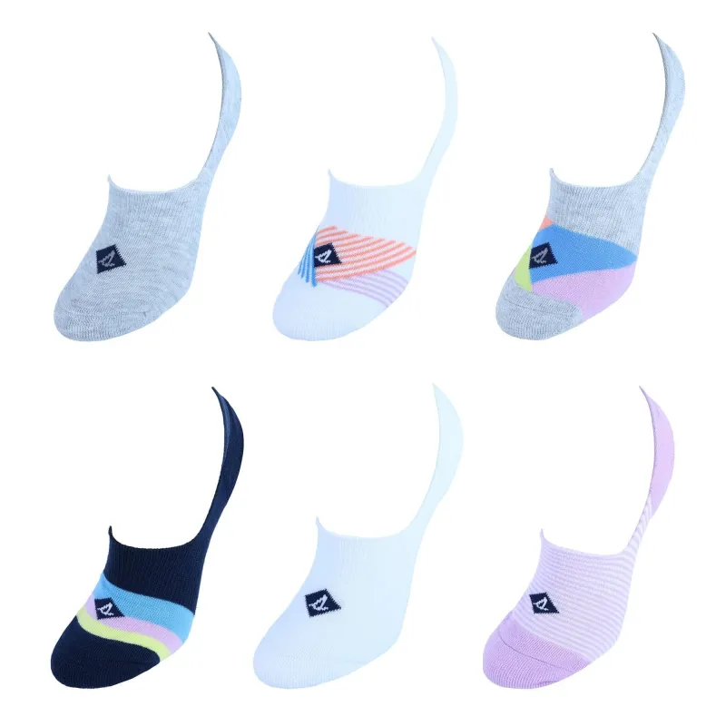 Sperry Women's Super Soft Recycled Sneaker Liners (6 Pair Pack) made by Sperry