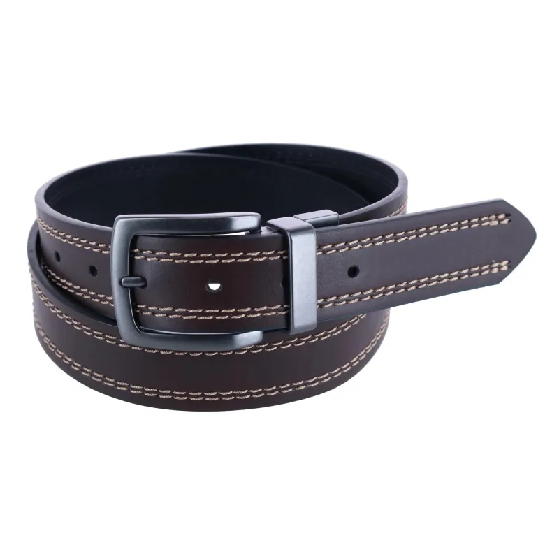 Dickies Men's Reversible Belt with Contrast Stitch made by Dickies