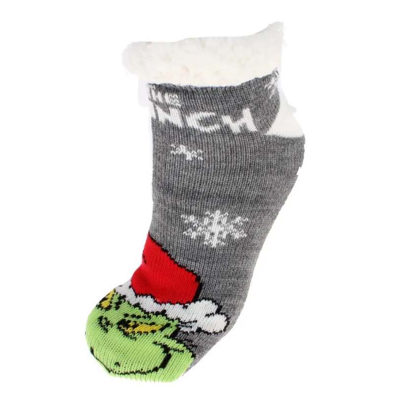 Textiel Trade Women's The Grinch Novelty Slipper Home Socks (1 Pair) sold by Belt Outlet