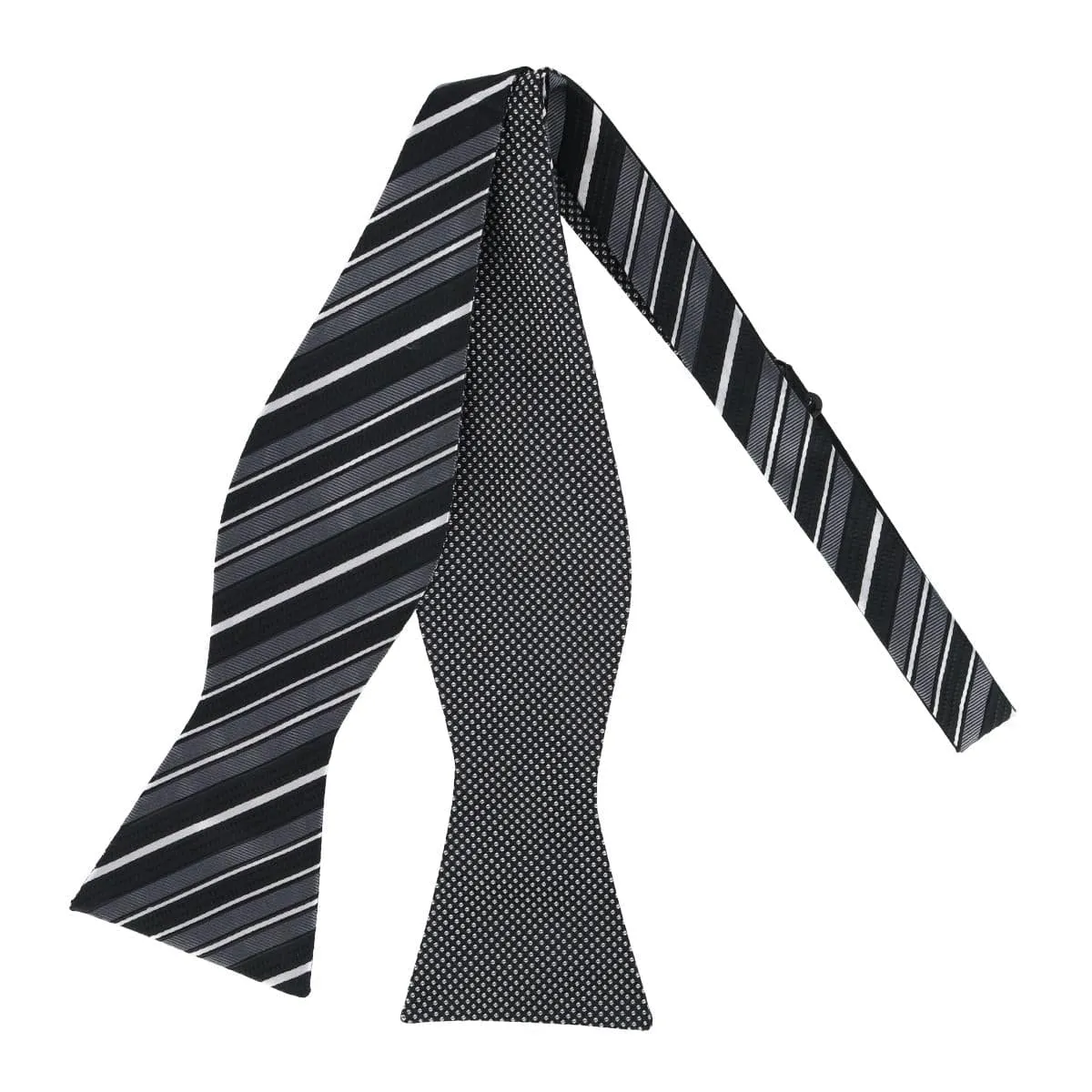 CTM® Men's Silk Free Style Reversible Bow Tie sold by Belt Outlet product image thumbnail 2