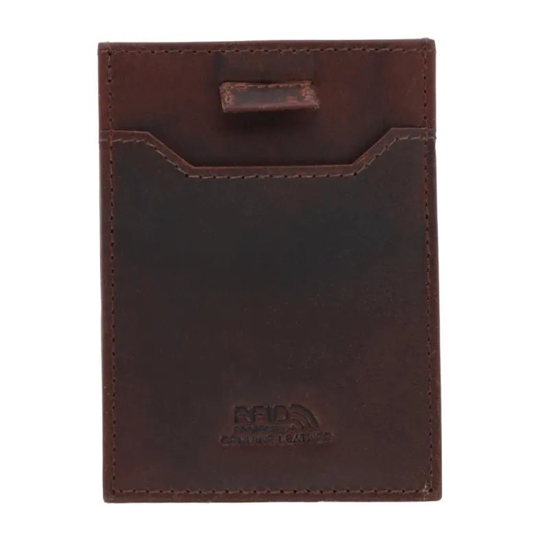 CTM® Men's RFID Leather Front Pocket Card Sleeve Wallet sold by Belt Outlet