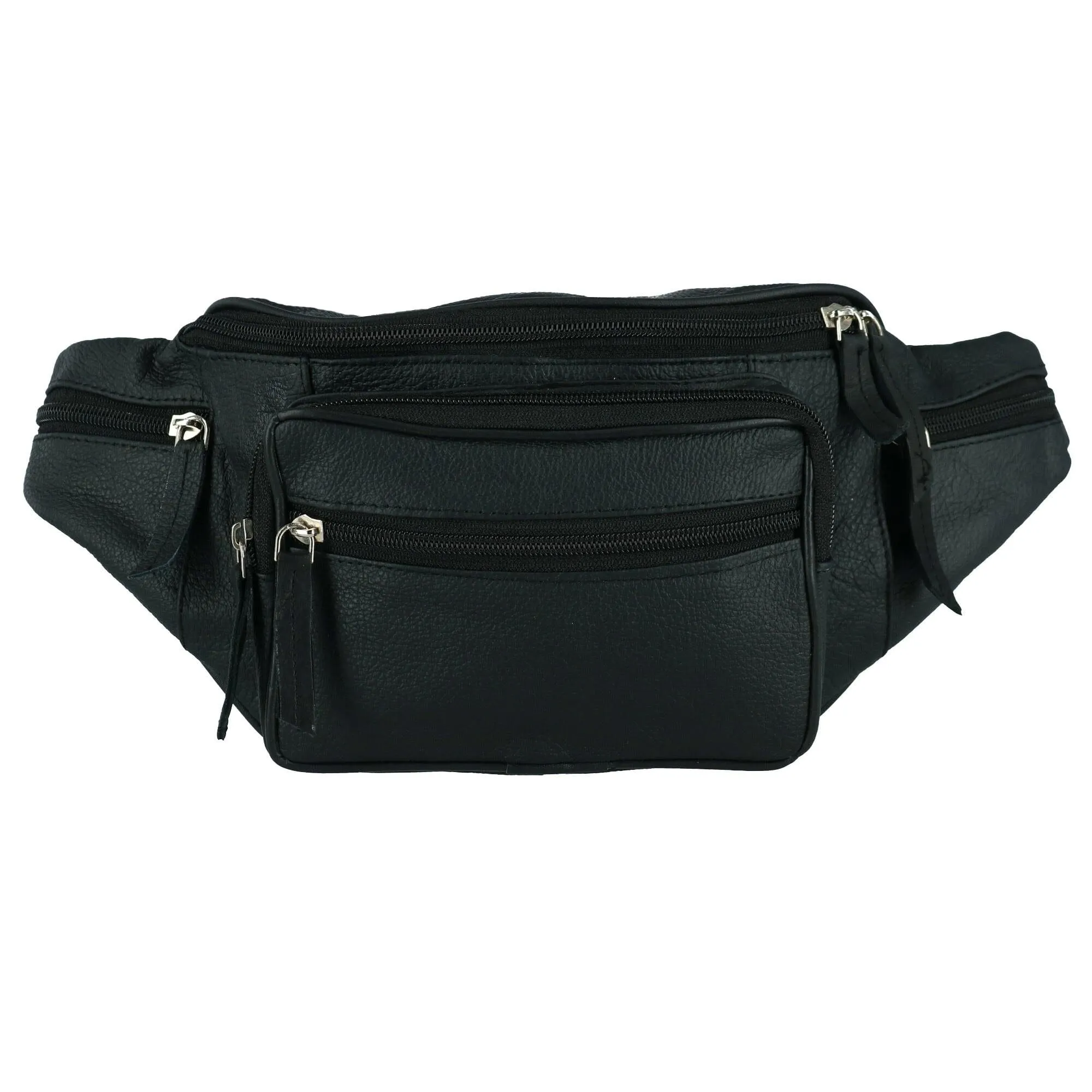 Leather Impressions Leather Fanny Waist Pack With Multiple Pockets sold by Belt Outlet