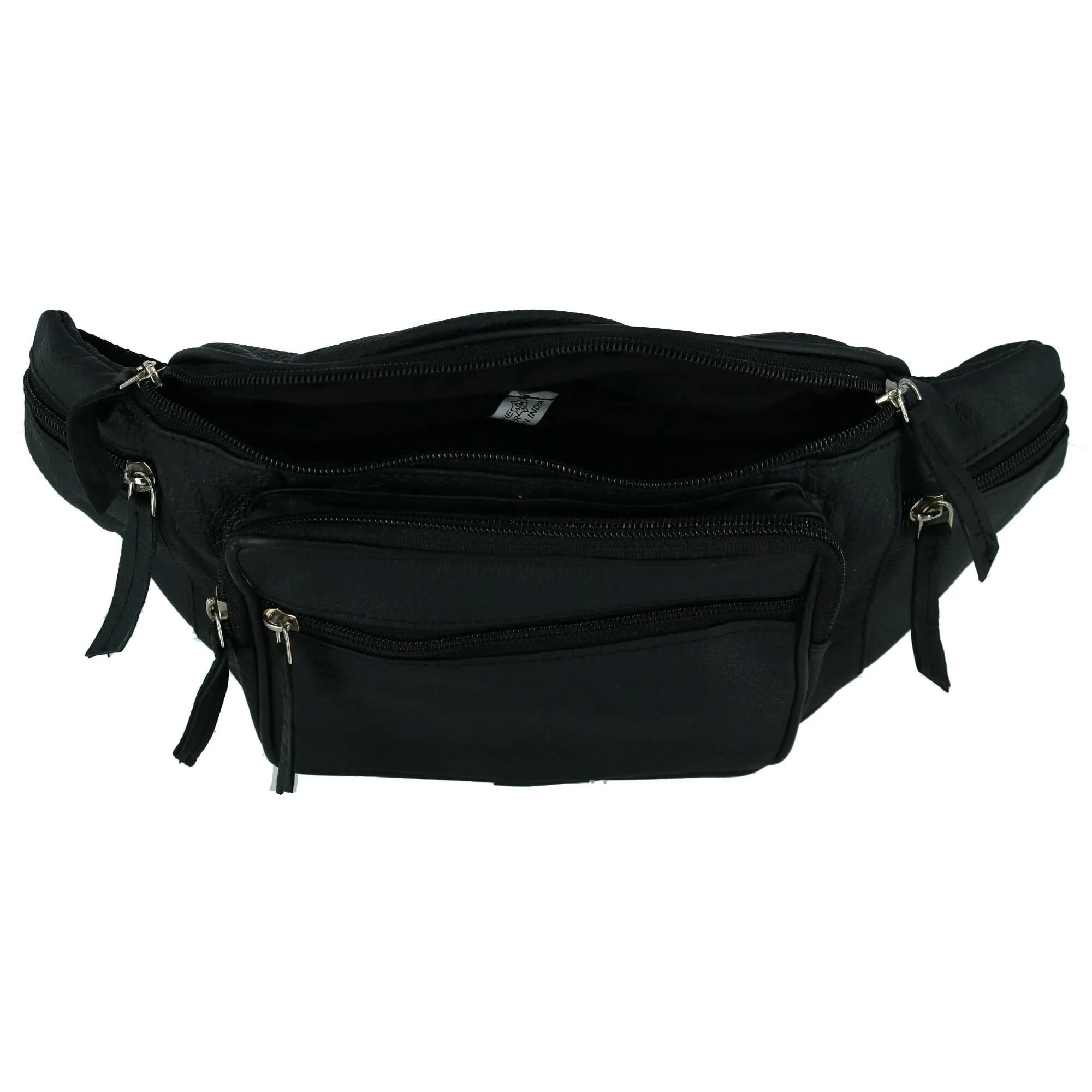 Leather Impressions Leather Fanny Waist Pack With Multiple Pockets sold by Belt Outlet product image thumbnail 5