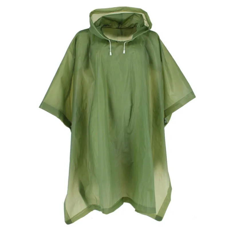 CTM® Adult Waterproof Reusable Rain Poncho by Wootie made by Belt Outlet