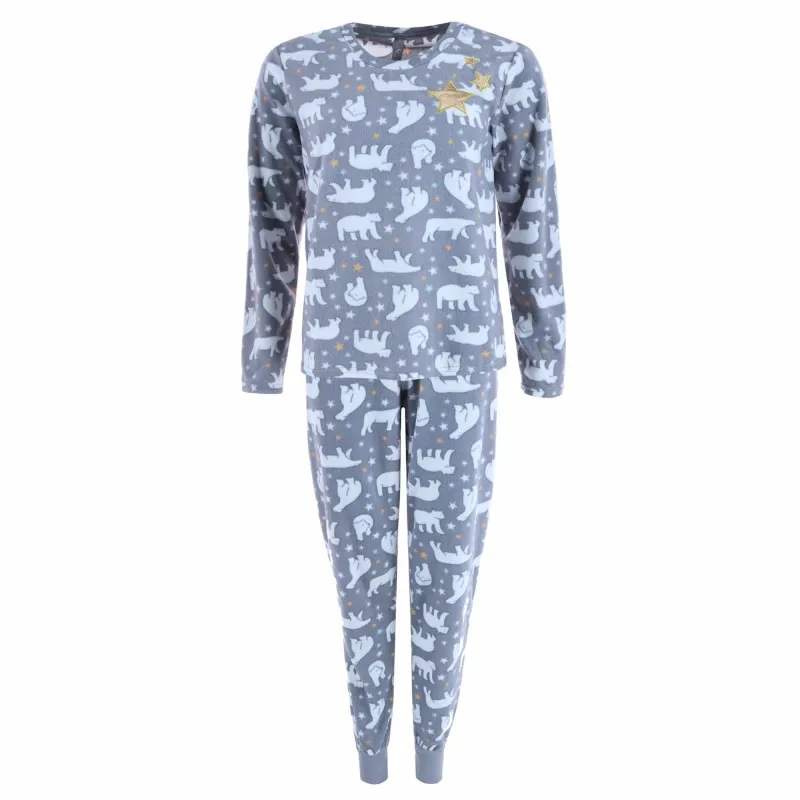 PJ Couture Women's Polar Bear Print Pajama Set made by Pj Couture