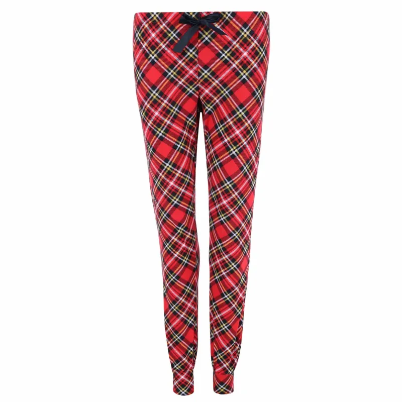 Roll Outta Bed Women's Christmas Plaid Jogger Pants sold by Belt Outlet