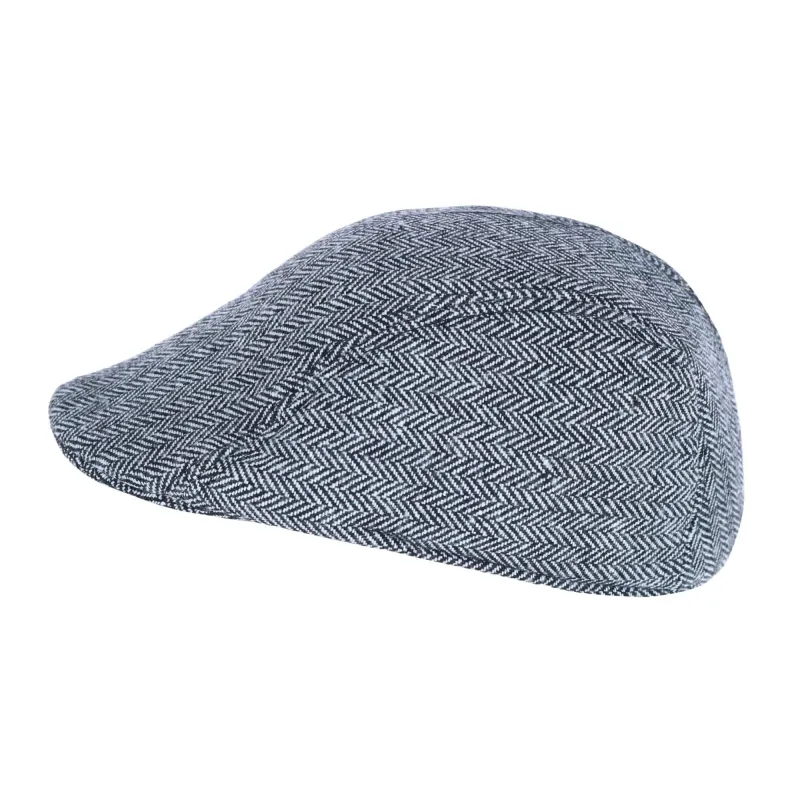 CTM® Men's Classic Herringbone Ivy Cap by Westend made by Belt Outlet