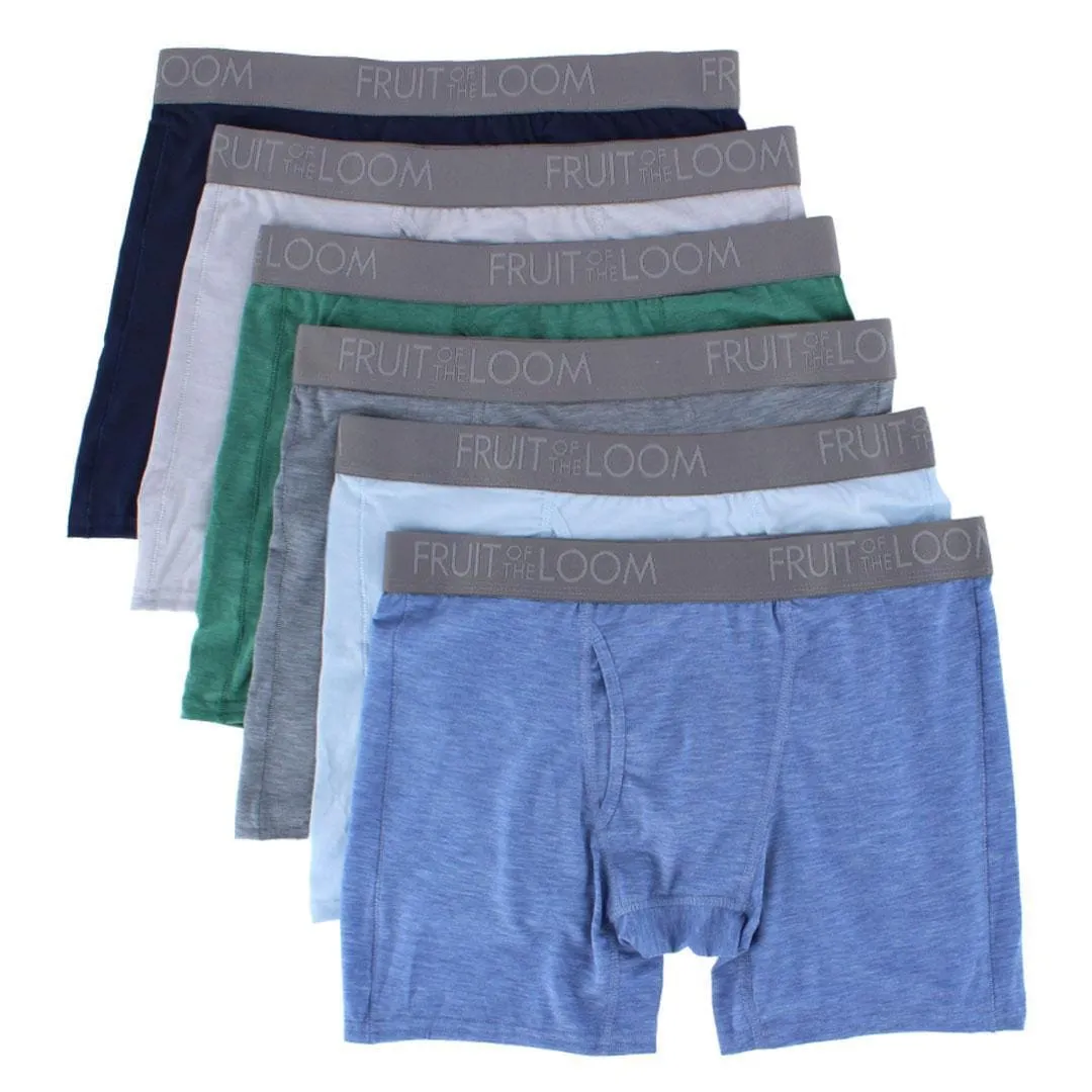 Fruit of the Loom Men's Big & Tall 360 Stretch Coolsoft Boxer Brief (6 Pack) sold by Belt Outlet product image thumbnail 2