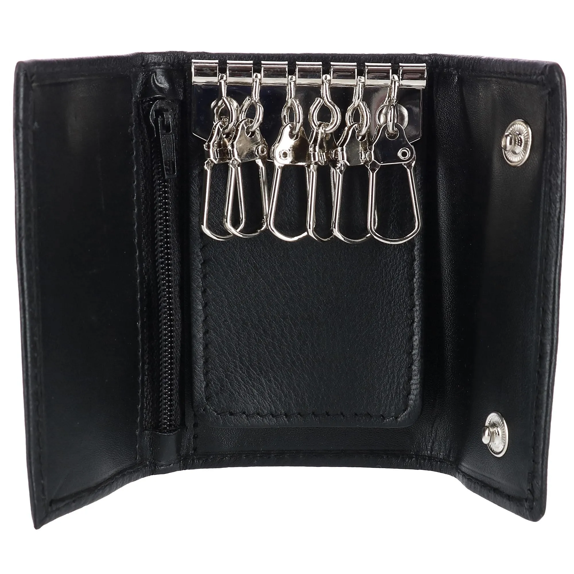 CTM® Men's Leather Key Case with Exterior Pocket sold by Belt Outlet product image thumbnail 4