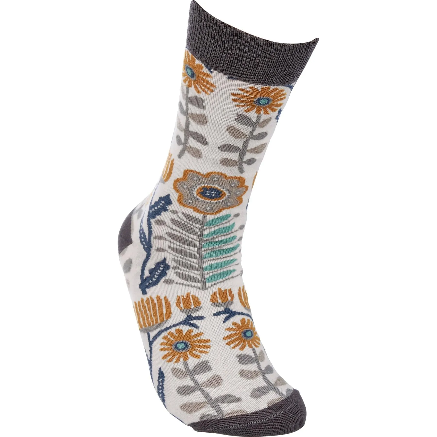 The Bullish Store Women's Folk Art Floral Socks in Multicolor sold by Belt Outlet product image thumbnail 2
