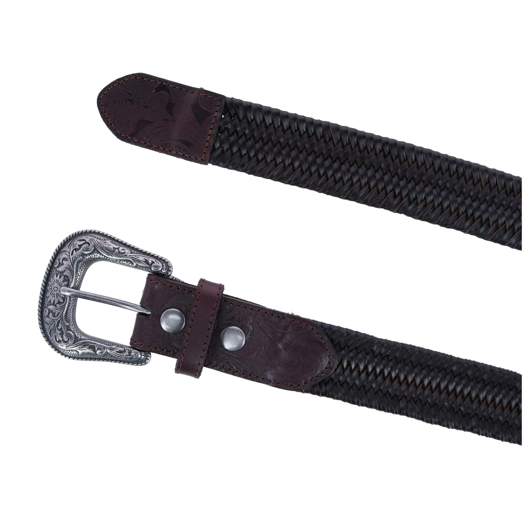 Wrangler Men's Stretch Braided Belt with Western Buckle sold by Belt Outlet product image thumbnail 4