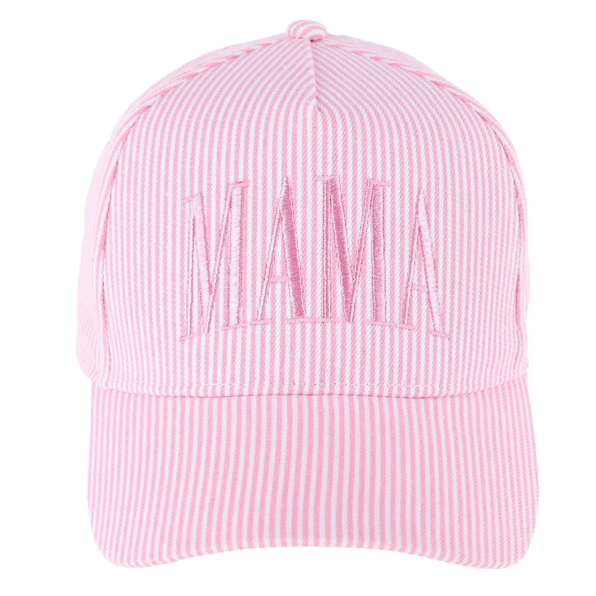 CTM® Women's Mama Striped Baseball Cap sold by Belt Outlet product image thumbnail 3