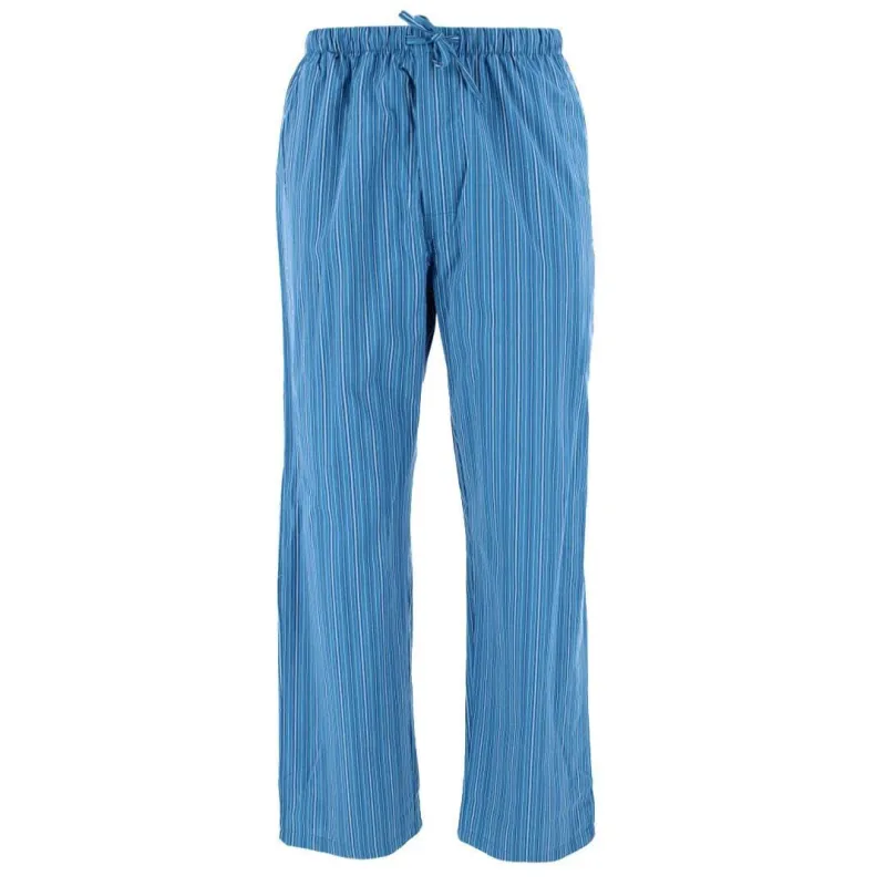 CTM® Men's Cotton Poplin Striped Pajama Pants made by Belt Outlet