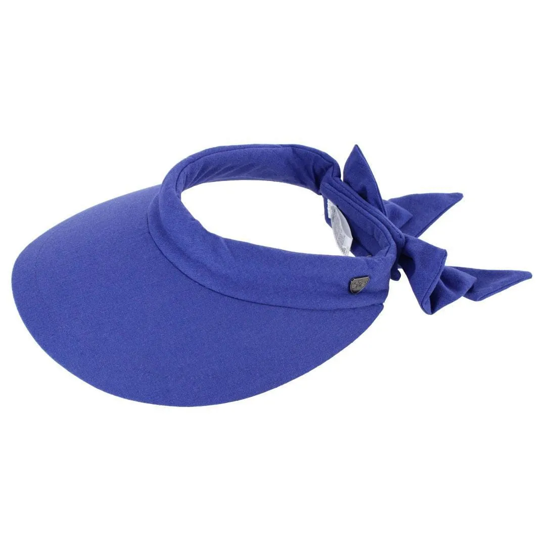 Epoch Hats Company Women's Cotton Sun Visor with Back Bow sold by Belt Outlet product image thumbnail 3