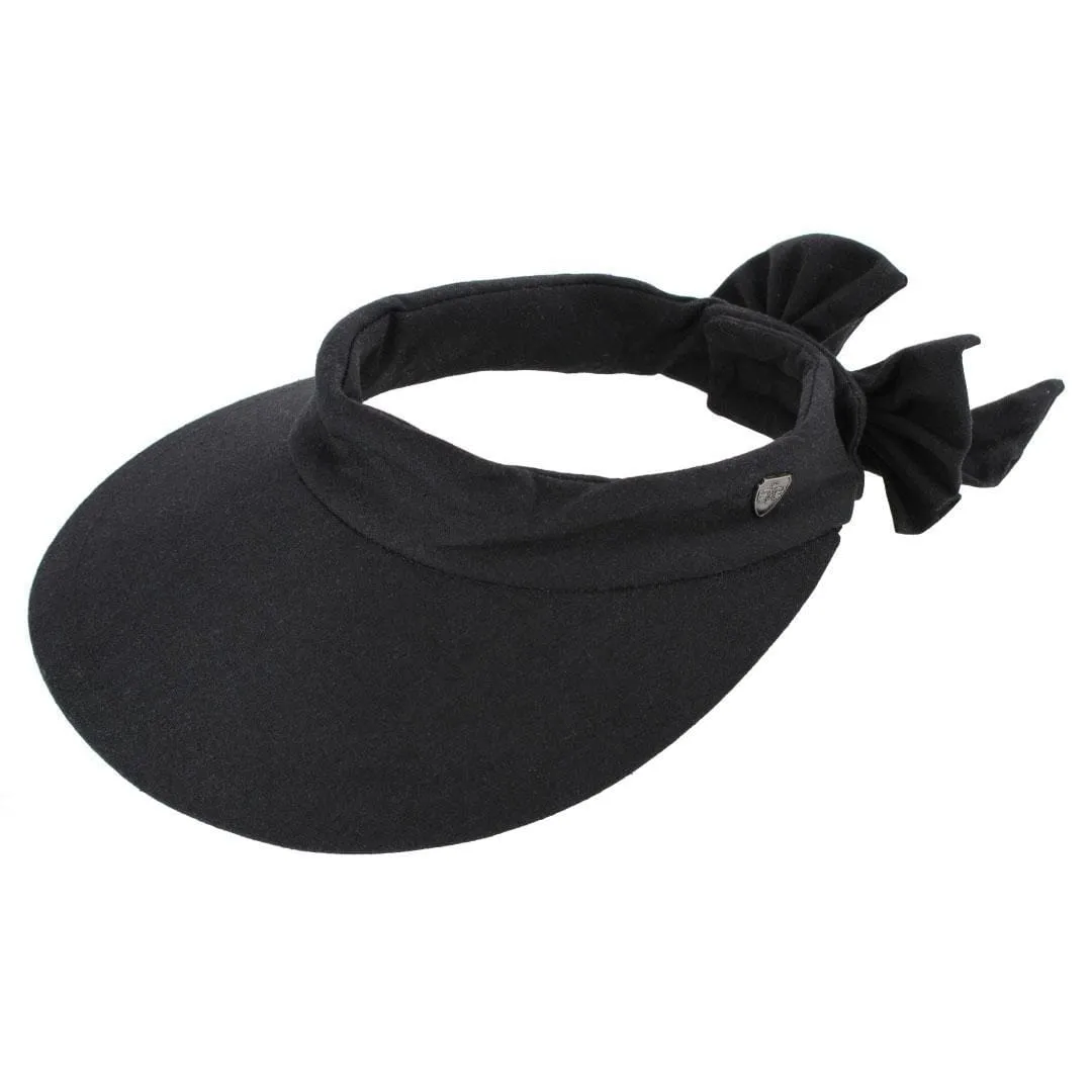 Epoch Hats Company Women's Cotton Sun Visor with Back Bow sold by Belt Outlet product image thumbnail 2