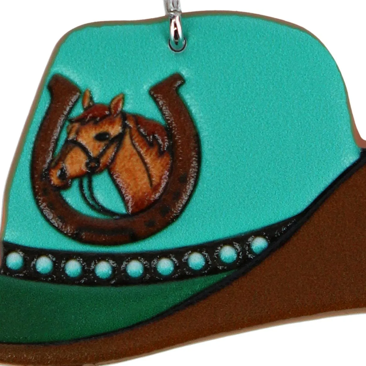 CTM® Women's Lucky Horse Cowboy Hat Bag Charm sold by Belt Outlet product image thumbnail 5