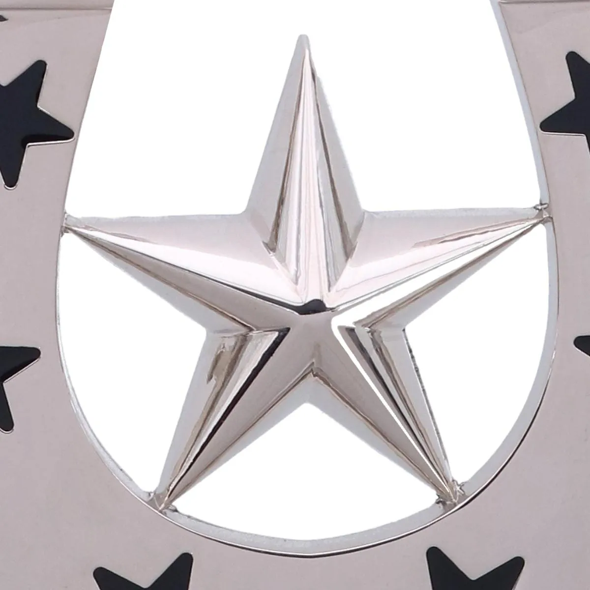 CTM® Horseshoe Star Belt Buckle sold by Belt Outlet product image thumbnail 5