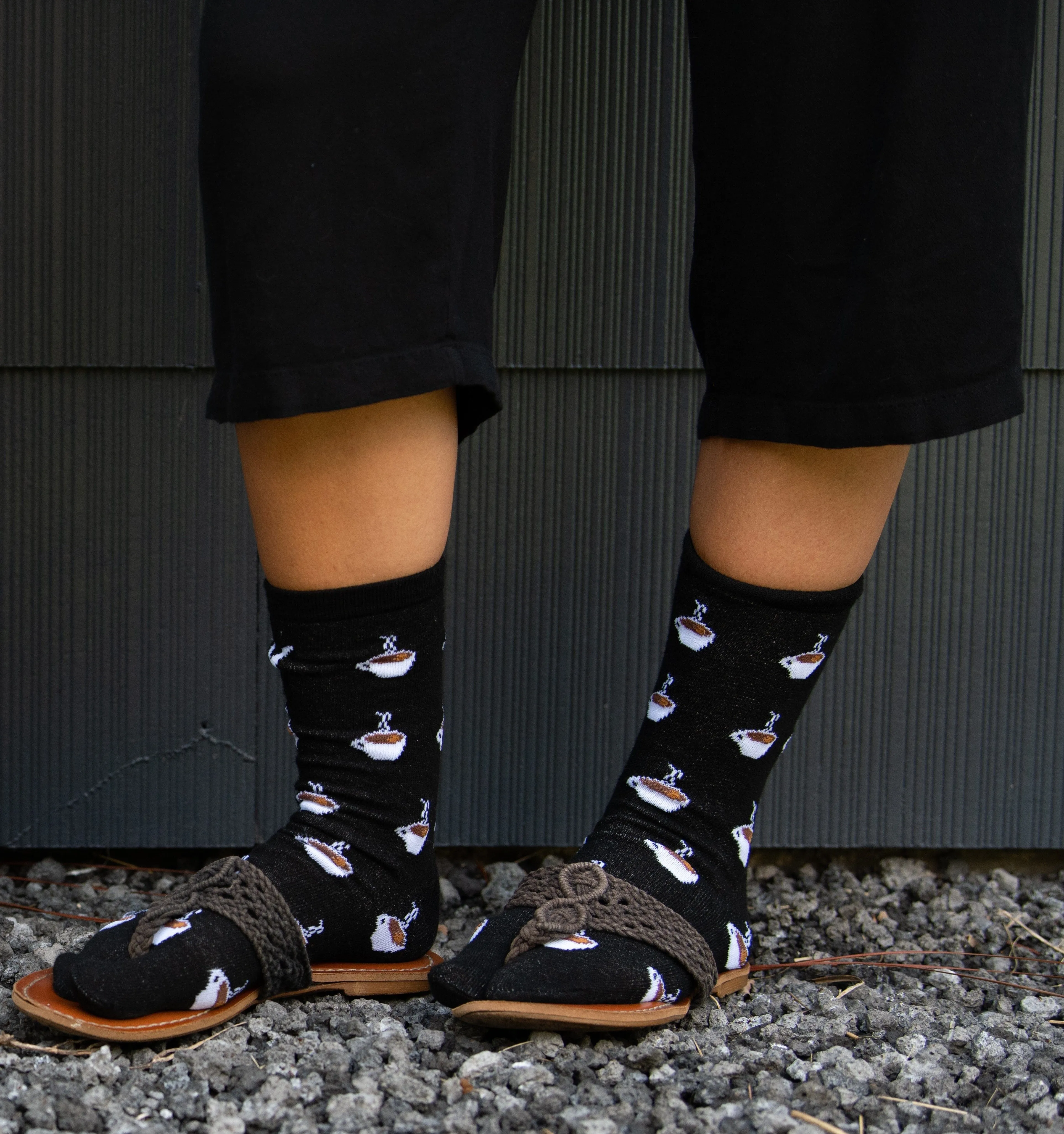 V-Toe Socks, Inc Unisex Flip Flop Tabi Socks - Coffee Cups sold by Belt Outlet product image thumbnail 5