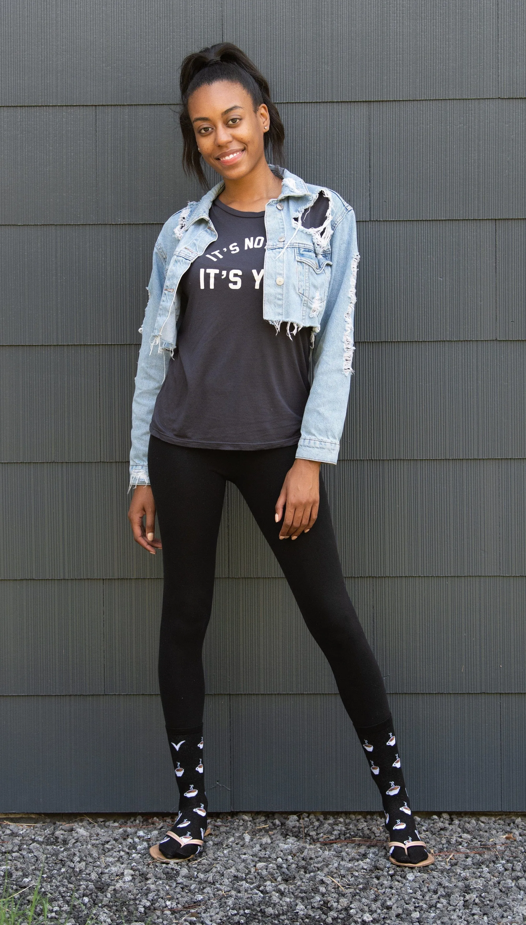 V-Toe Socks, Inc Unisex Flip Flop Tabi Socks - Coffee Cups sold by Belt Outlet product image thumbnail 2