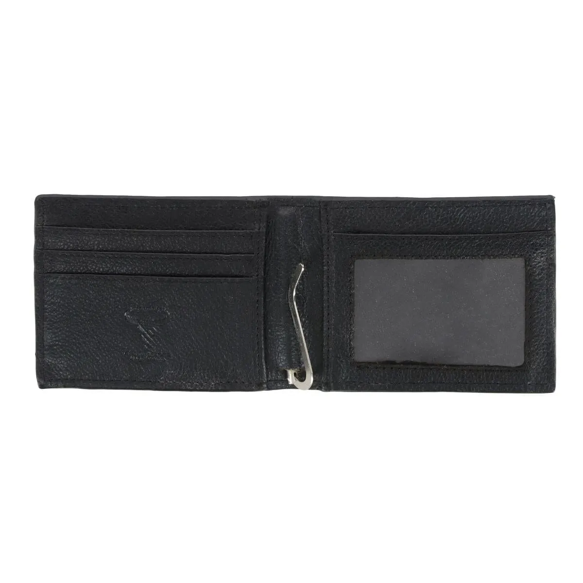 American Bison Men's Leather Hand Tooled Bifold Wallet sold by Belt Outlet product image thumbnail 5