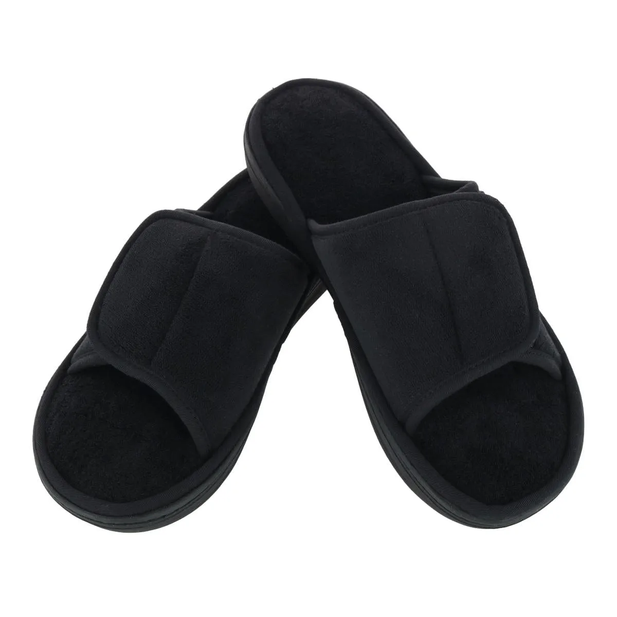 Isotoner Men's Microterry Trevor Adjustable Slide Slipper sold by Belt Outlet product image thumbnail 4