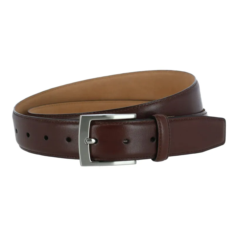 Trafalgar Men's Caleb Leather Jean Casual Belt made by Trafalgar