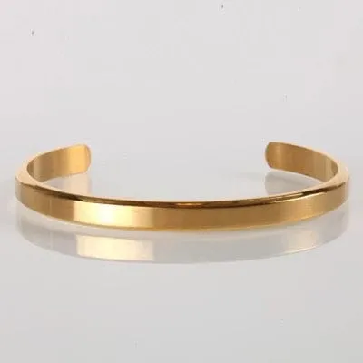 Vintage Gentlemen Men's Gold Cuff Bracelet sold by Belt Outlet product image thumbnail 2