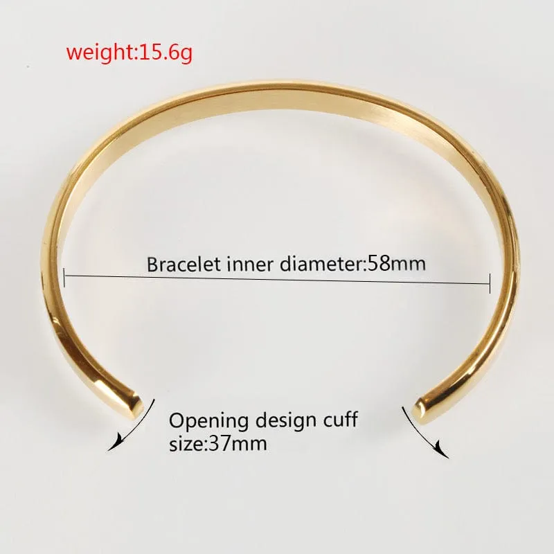 Vintage Gentlemen Men's Gold Cuff Bracelet sold by Belt Outlet product image thumbnail 4