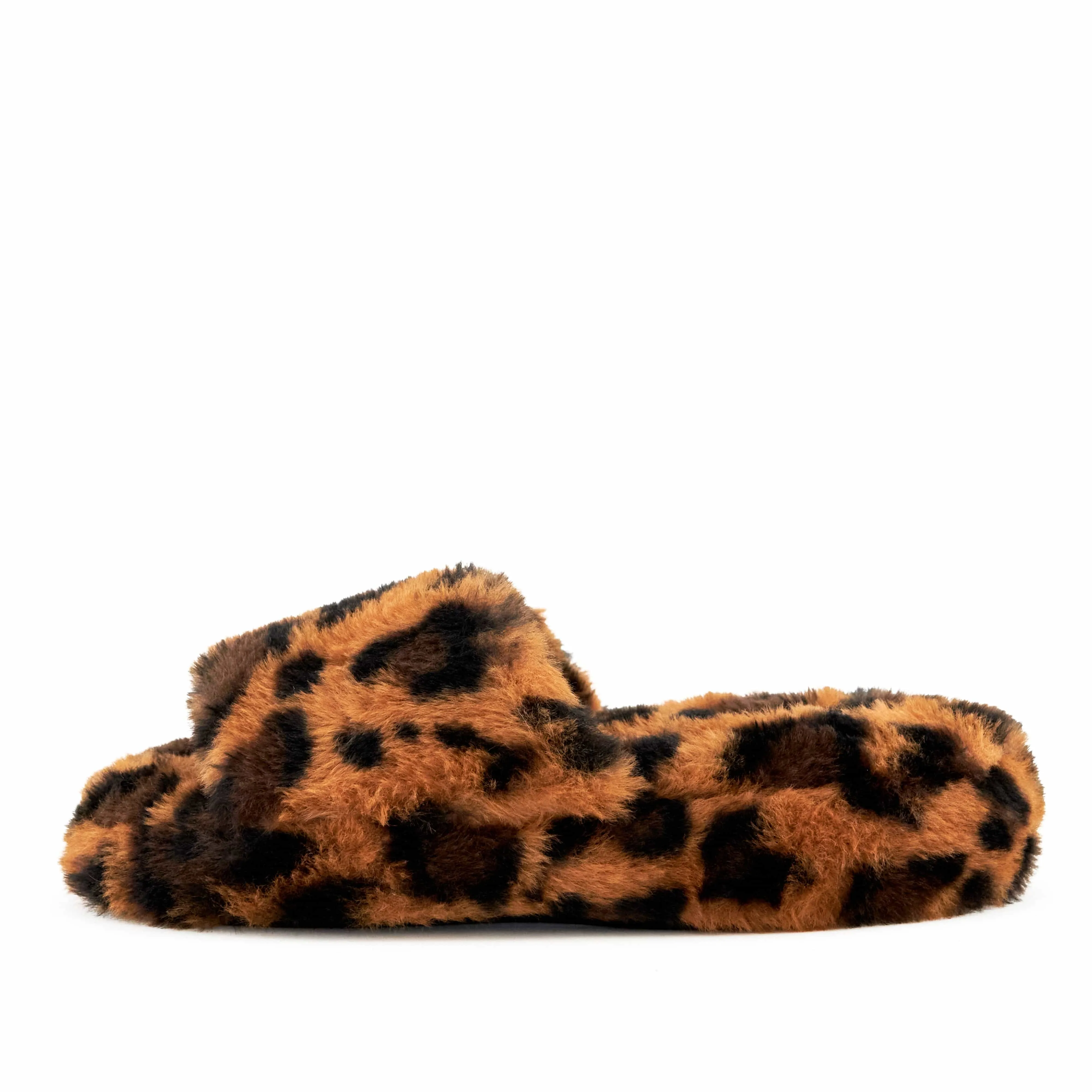 Nest Shoes Women's Geneva Faux Fur Slipper Leopard sold by Belt Outlet product image thumbnail 2