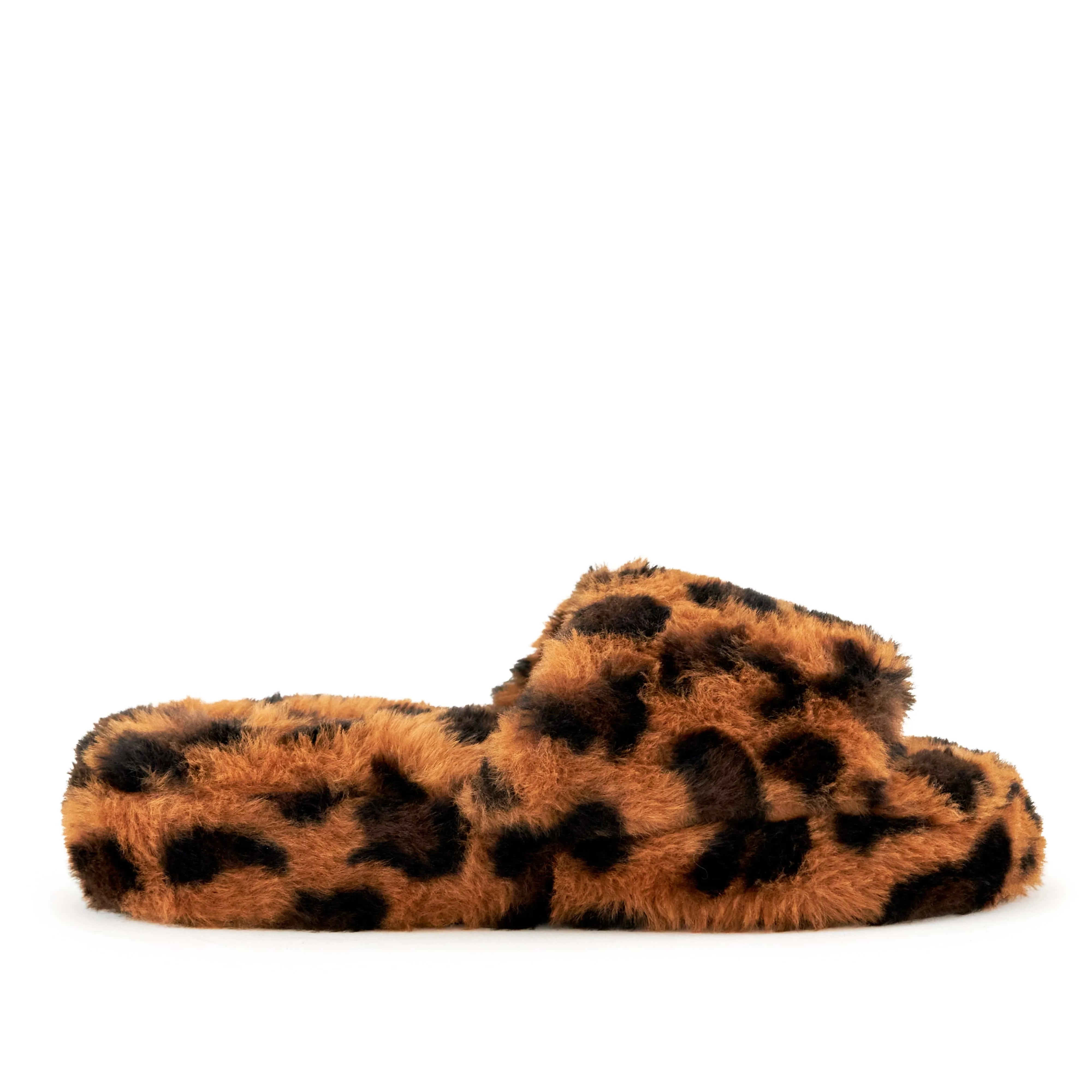 Nest Shoes Women's Geneva Faux Fur Slipper Leopard sold by Belt Outlet product image thumbnail 3