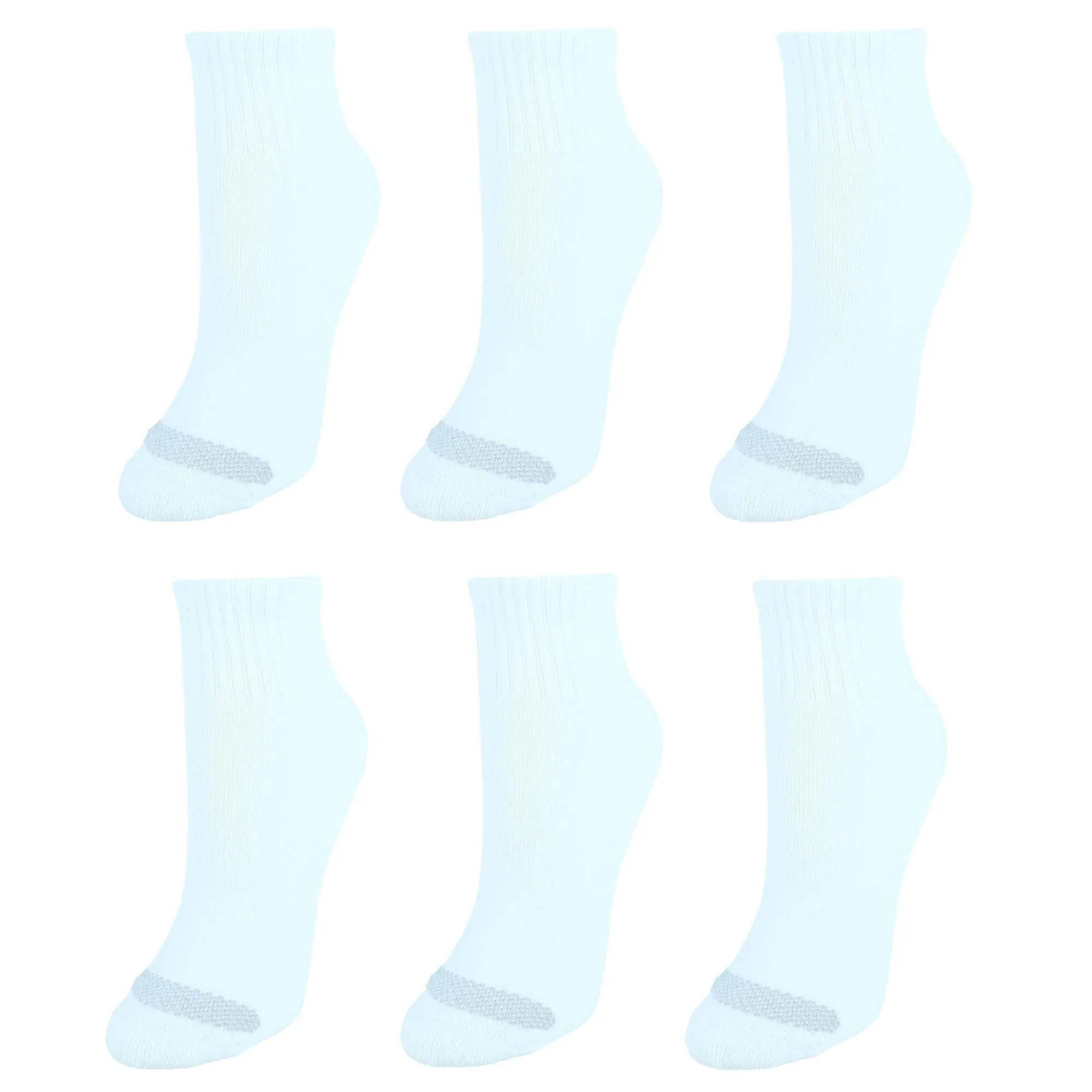 Hanes Women's Cool Comfort Extended Size Ankle Socks (6 Pack) sold by Belt Outlet product image thumbnail 4
