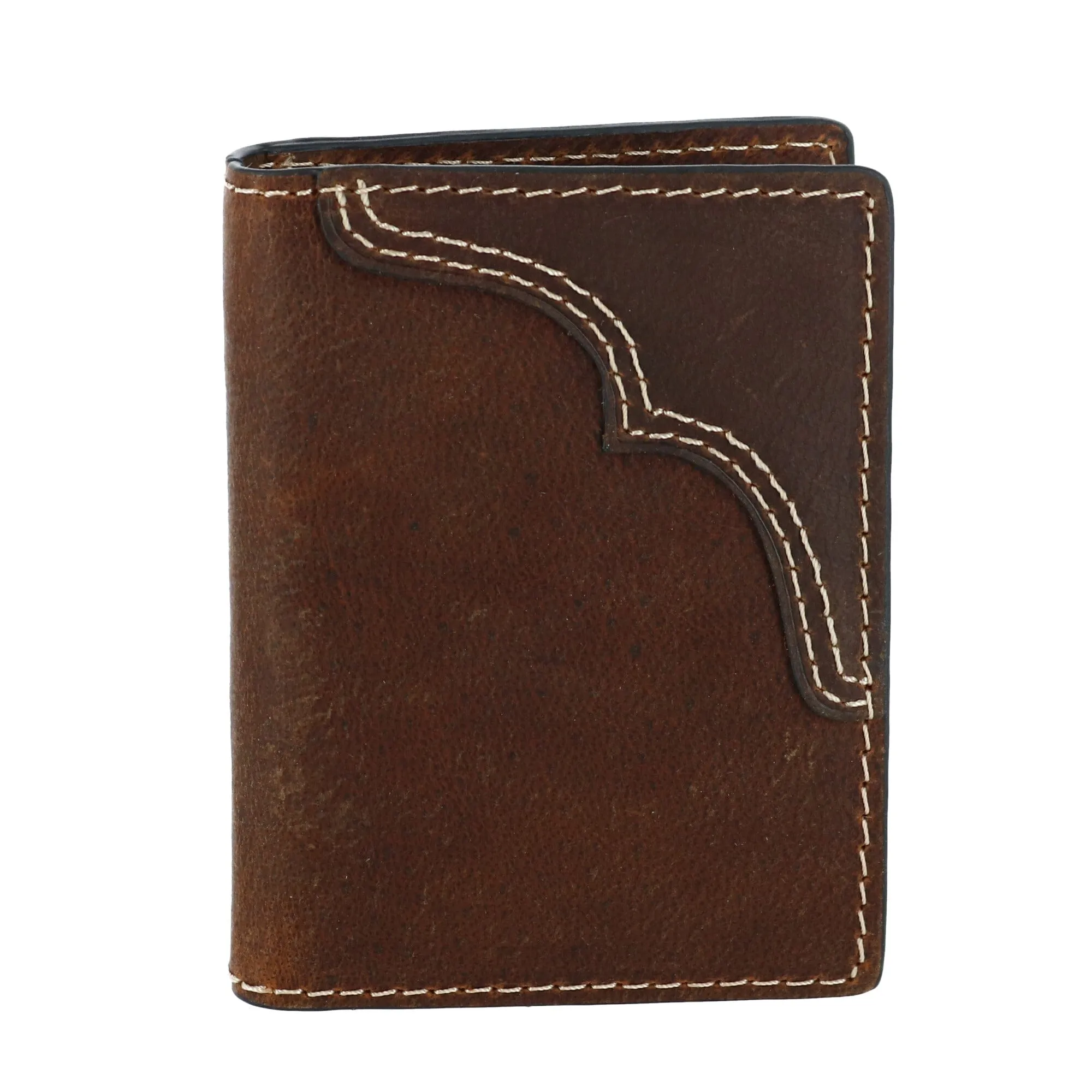 Wrangler Men's Leather Card Case Wallet with Money Clip sold by Belt Outlet product image thumbnail 3