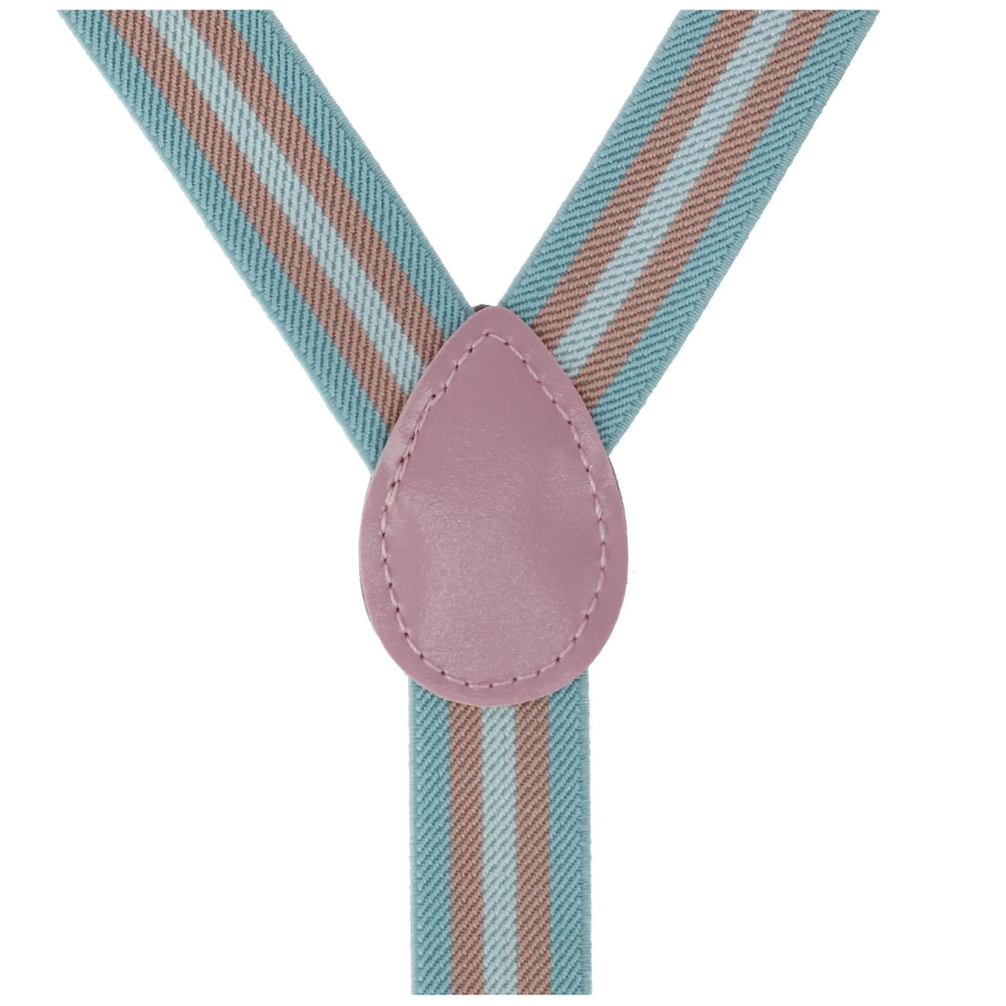 CTM® Stripe Trans Pride Clip-End Suspenders sold by Belt Outlet product image thumbnail 4
