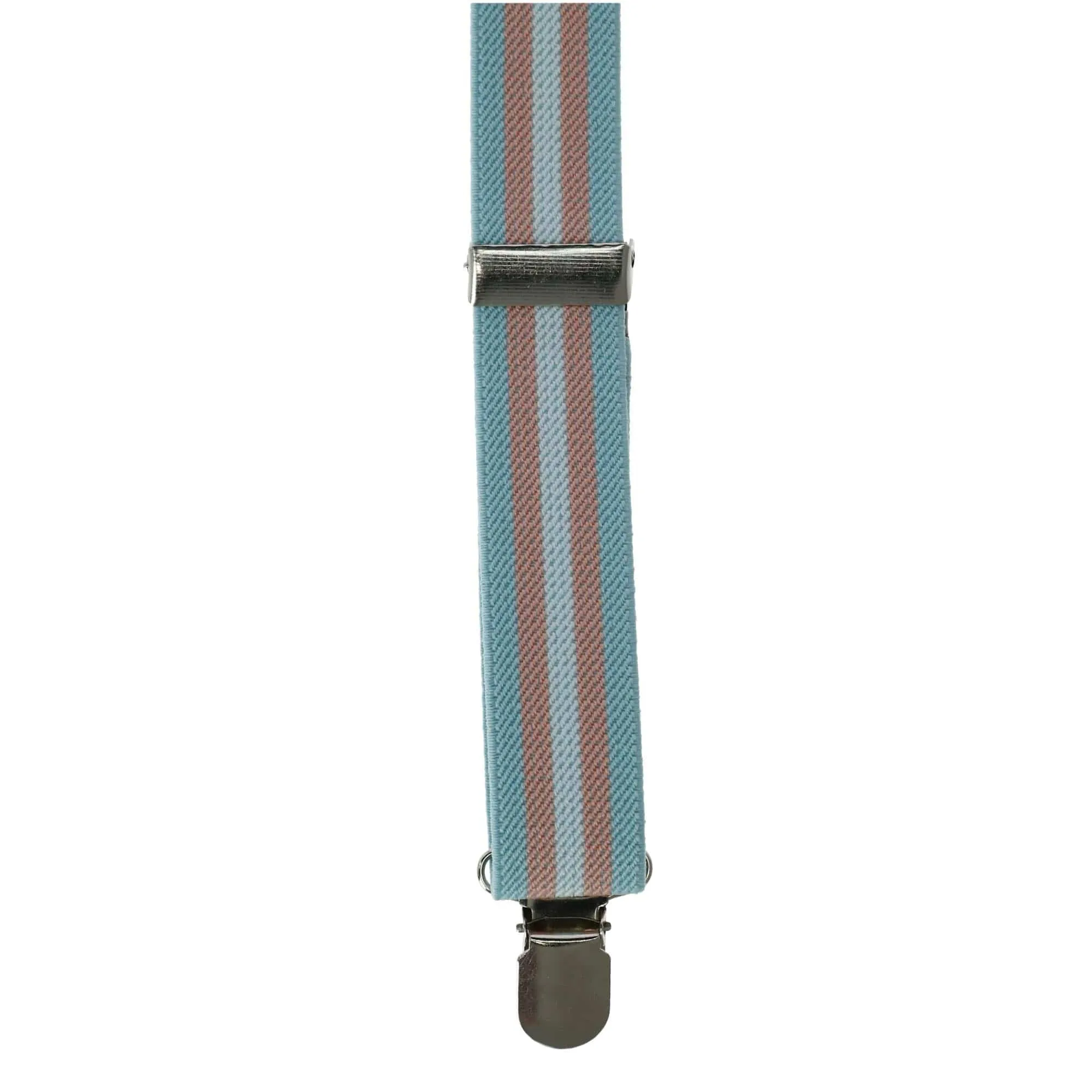 CTM® Stripe Trans Pride Clip-End Suspenders sold by Belt Outlet product image thumbnail 5