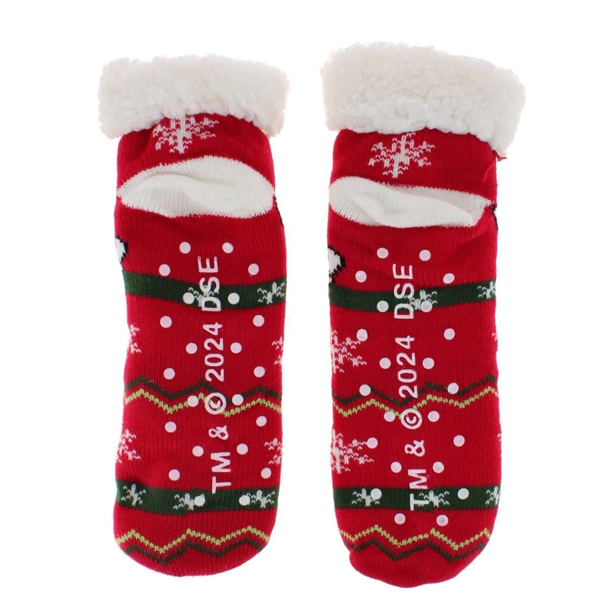 Textiel Trade Women's The Grinch Holiday Home and Slipper Socks (1 Pair) sold by Belt Outlet product image thumbnail 5