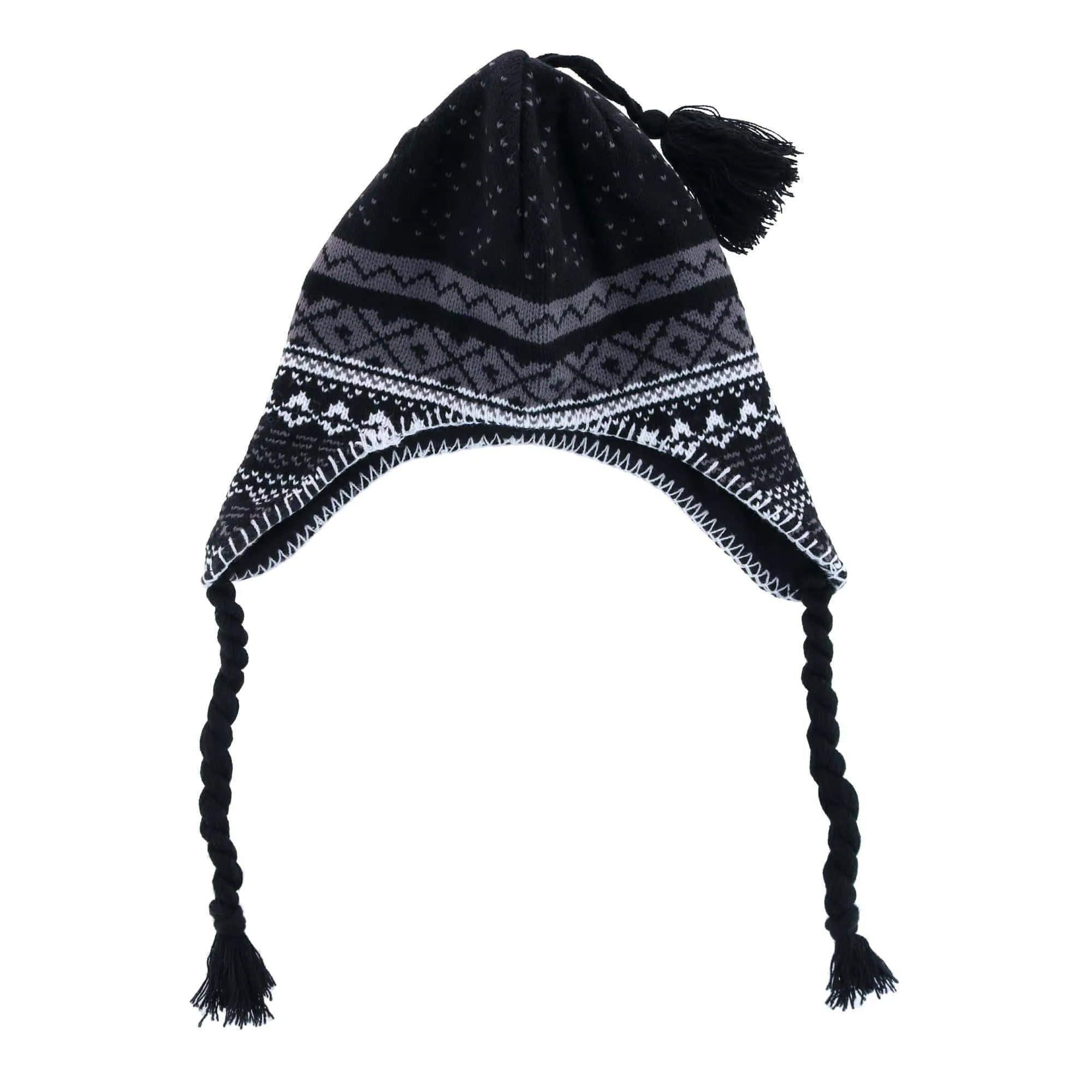 CTM® Men's Heavy Knit Winter Pattern Hat Glove and Scarf Set sold by Belt Outlet product image thumbnail 4