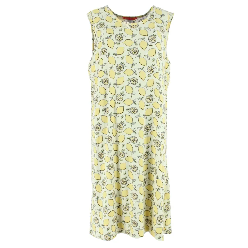 5 More Minutes Women's Lemon Sleeveless Sleepshirt made by Belt Outlet