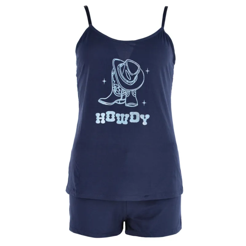 Spree Young Women's Cami Tank Top and Short Pajama Sleep Set made by Belt Outlet